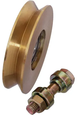 Produktbild von Hochlast Torrolle Laufrolle Schiebetor Rolltür Rolltor Hohlkehle Schiebetür 90mm