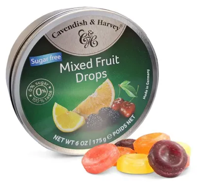 Productafbeelding van Cavendish & Harvey Zuurtjesmix Suikervrij - 9 x 175 gram