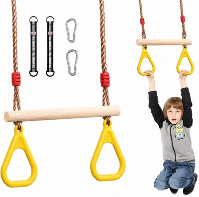 Produktbild von Kinderschaukel, Holz, 120 kg, verstellbare Höhe, für Garten