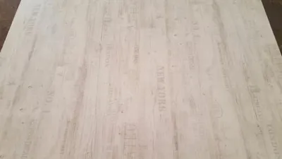 Produktbild von CV Bodenbelag 1000 x 200 cm Vinylboden Holz Schrift hell Auslegware Meterware