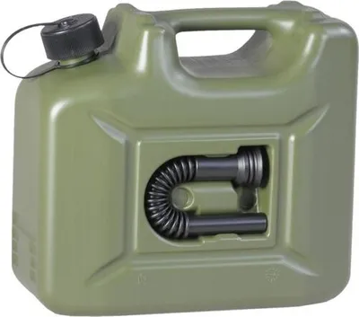 Produktbild von hünersdorff Kraftstoff-Kanister "PROFI" UN 10 l, HD-PE oliv