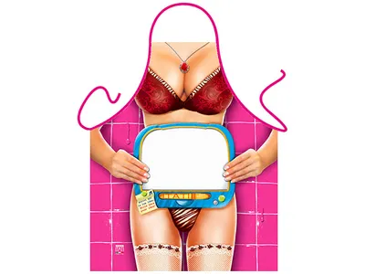 Produktbild von Schürze Frau mit Schreibtafel