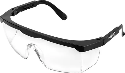 Zdjęcie produktu dla NEO TOOLS Okulary ochronne, białe soczewki, regulowane zauszniki