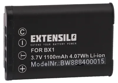 Produktbild von EXTENSILO Akku kompatibel mit Sony DSC-RX100 Mark II, DSC-RX100 Mark V, DSC-RX100 Mark VII, DSC-RX100 Mark VI Kamera (1100 mAh, 3,7 V, Li-Ion)
