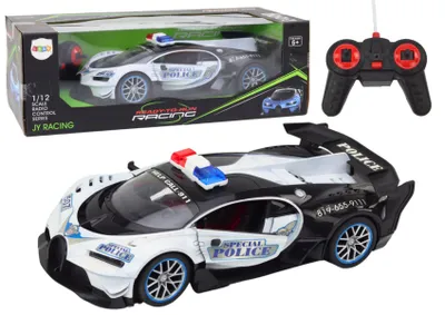 Produktbild von Ferngesteuertes RC-Polizeiauto im Maßstab 1:12 in Weiß