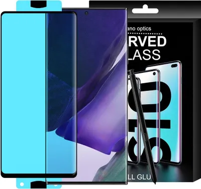 Produktbild von 3D Rand Nano Flexi Glas Vollbildschirm Gehärtetes Glas Folie Mit Rahmen Samsung Galaxy S21+ 5G (S21 Plus 5G) Schwarz