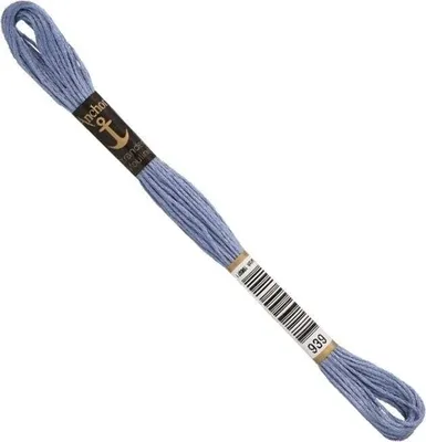 Zdjęcie produktu dla Anchor Stranded Bawełna 00939 8 m Przędza do haftu