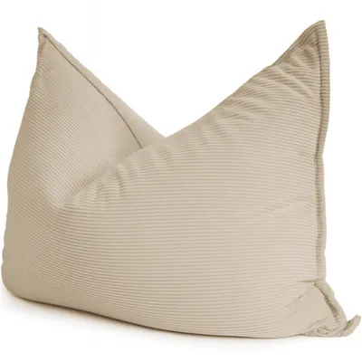 Produktbild von Sitzsack aus Cord, Bezug abnehmbar BANANAIR 140x180 cm, Beige