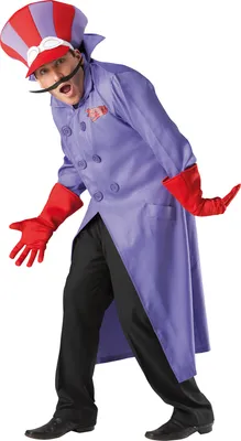 Image de Costume de Dick Dastardly pour adultes - Taille STANDARD
