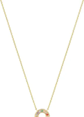Image de Pendentif et chaîne Femme Or 375/1000 avec Oxyde de Zirconium - 46cm*10.1mm; TRS35117