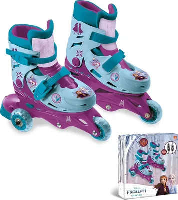 Image de Patins à roulettes en ligne Disney Frozen Enfants Sport Activités Taille 29/32
