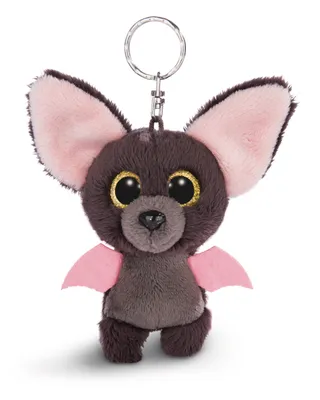 Produktbild von NICI GLUBSCHIS Schlüsselanhänger Fledermaus Baako, Schlüsselring, Grau, Pink, Metall, Plüsch, Polyester, Abbildung, 3 Jahr(e), 100 mm