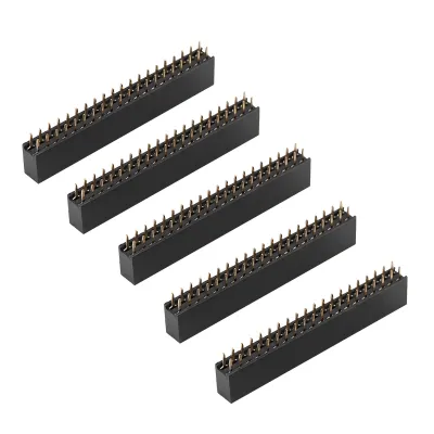 Zdjęcie produktu dla 5 sztuk 2 x 20 pinów 2,54 m gniazdo dwurzędowe z krótkimi pinami do Raspberry Pi