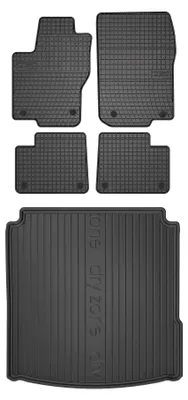 Immagine prodotto di Tappetini gomma SolidPRO + baule DryZone per Mercedes GLE W292 2015-2019 5 pezzi