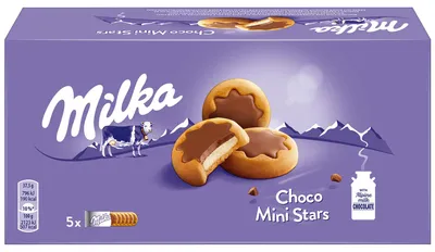 Produktbild von Milka Mini Stars Choco 185g