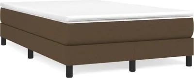 Produktbild von vidaXL Boxspringbettgestell Dunkelbraun 120x200 cm Stoff