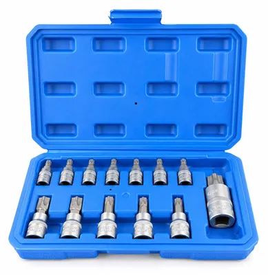 Obrázok produktu pre Sada bitov Torx 5-hranných TS8 - TS60, 12ks, Gebo Tools