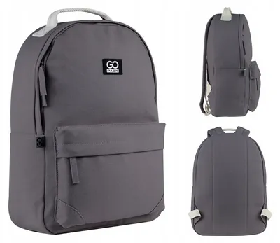 Produktbild von GoPack Schulrucksack Jugend Mädchen Grau 14L
