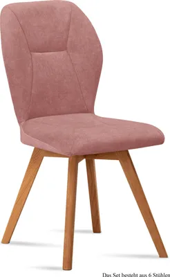 Produktbild von Esszimmerstuhl (6er-Set) Donia 51x92x60 Eiche geölt/Rosewood