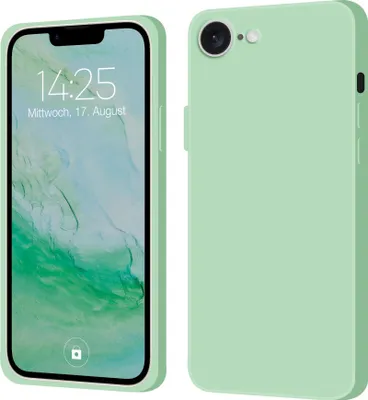 Produktbild von Hülle für Apple iPhone 16e Case Cover Bumper Silikon Softgrip Schutzhülle Farbe: Türkis