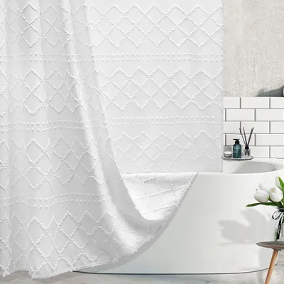 Produktbild von Wasserdichtes Duschvorhang 183 x 183 cm mit Ringen