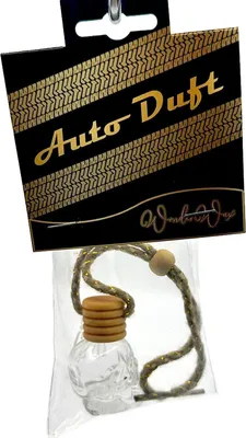 Produktbild von WonderWax Auto Duft Lufterfrischer Totenkopfdesign 8 ml Klar|Pina Colada|Innenraum Deko Parfüm Car Scent Baum Geruch Luxus Aufhänger