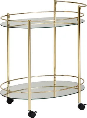 Immagine prodotto di Carrello di servizio design oro 67x79 cm mobile mini bar | Wohnling