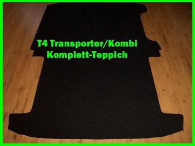 Produktbild von Komplett Teppich Fußmatte passend für VW T4 Transporter Kombi Caravelle