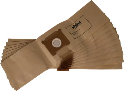 Produktbild von vhbw 10x Staubbeutel Ersatz für Nilco 2601805, 2204805, 3270805, 3288810 für Staubsauger - 28cm x 19,5cm Sandfarben
