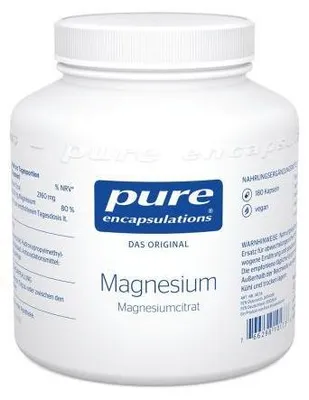 Obrázok produktu pre Pure Encapsulations Magnesium Magn.Citrate Capsules 180 kapsúl