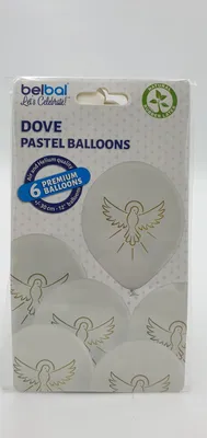 Zdjęcie produktu dla Balony Pierwsza Komunia Św. 30cm 6szt.