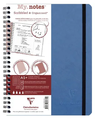 Produktbild von AGE BAG MY.NOTES A5+ 60Bl lin blau