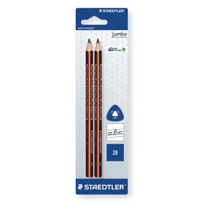 Zdjęcie produktu dla Ołówek STAEDTLER® jumbo 1285 karta blister 2 sztuki 2B