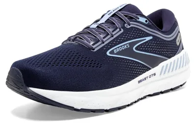 Image de Brooks Beast GTS 23 (large) - Chaussures de course pour hommes, bleu marine/blanc, taille 45 EU