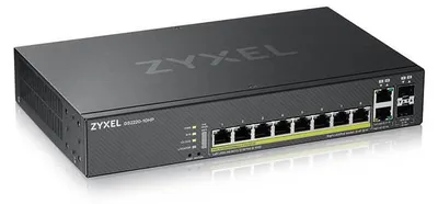 Produktbild von Zyxel GS2210-8HP, Managed, L2, Gigabit Ethernet (10/100/1000), Rack-Einbau