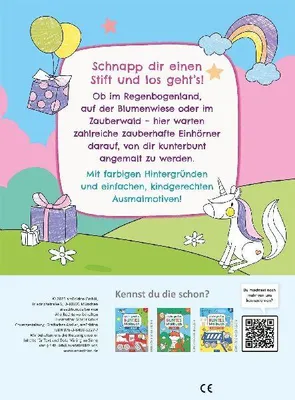 Produktbild von Mein großes buntes Malbuch - Einhörner