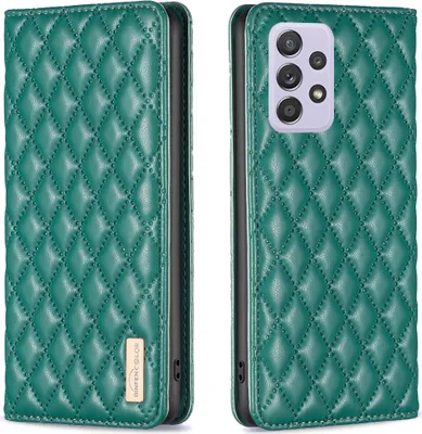 Obrázek produktu pro Galaxy A52 Case, Elegantní flipové kožené pouzdro ve stylu knihy se stojánkem pro Samsung Galaxy A52S 5G / A52 5G / A52 4G Green