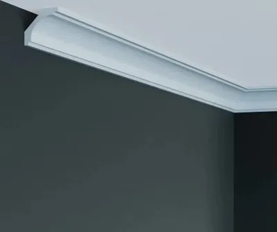 Produktbild von PROVISTON | Stuckleiste | Polyurethan | 60 x 60 x 2000 mm | Weiß | Deckenleiste