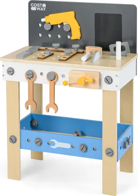 Houten werkbank voor kind | Speelgoed werkbank | Online kopen| Made by a Mum ✔️ Petite Amélie