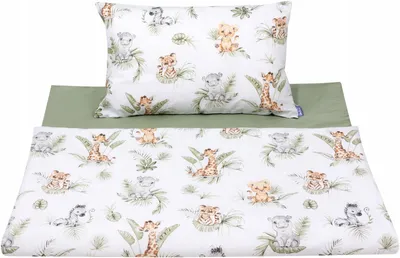 Obrázek produktu pro Jukki dětské povlečení 120x90 cm – Savanna Fun