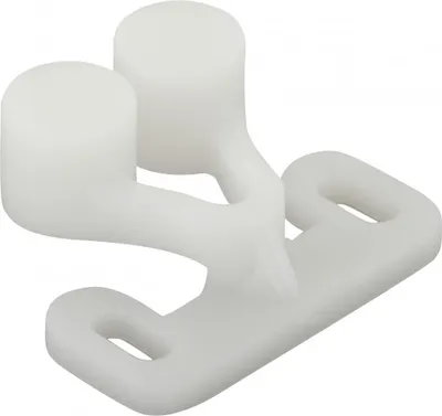 Produktbild von 2er Set HETTICH Kunststoff-Druckriegel, L.25 x B.31 mm