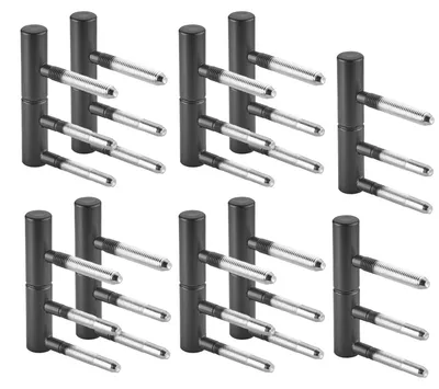 Produktbild von SOTECH Türband 2-teilig Ø 15 mm schwarz (5 Paar)