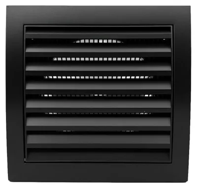 Immagine prodotto di Griglia di ventilazione da 125 mm di diametro, 190 x 190 mm, colore antracite, con protezione anti-insetti