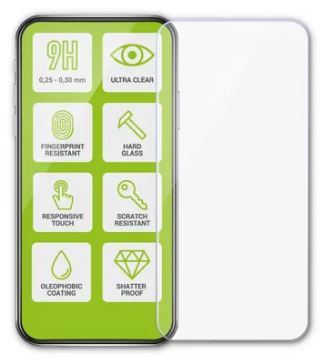 Image de 2 films de protection en verre trempé 2.5D H9 pour Apple iPhone 13 Pro
