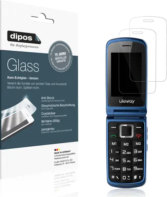 Zdjęcie produktu dla 2x dipos GlassCC uleway G380 Seniorenhandy