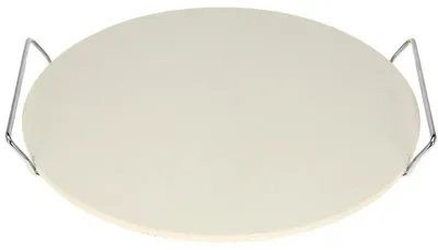 Produktbild von ORION Pizzastein Backstein für PIZZA rund + Drahtständer