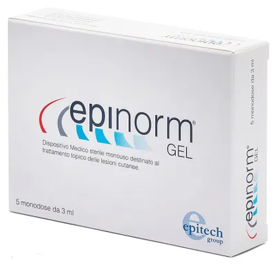 Produktbild von EPINORM GEL zur Behandlung von Hautverletzungen nach Episiotomie, 5 Einzeldosen à 3 ml