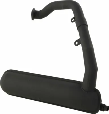 Produktbild von SIP Racing Auspuff aus schwarzem Stahl
