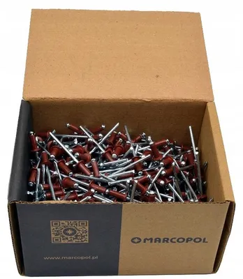 Produktbild von Marcopol Blindnieten 4x10 ALU/STAHL Flachkopf RAL 3009