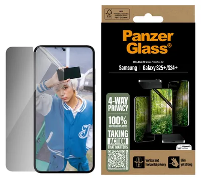 Produktbild von PanzerGlass ECO MATRIX Privacy 360° SP Galaxy S25+ UWF
